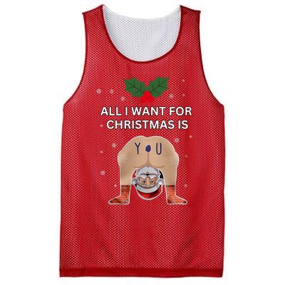 Hilarious Situations Ugly Christmas Sweater Mesh Reversible Basketball Jersey Tank