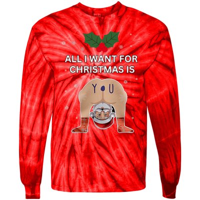 Hilarious Situations Ugly Christmas Sweater Tie-Dye Long Sleeve Shirt