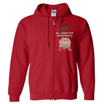 Hilarious Situations Ugly Christmas Sweater Full Zip Hoodie