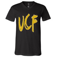 Homemade Sloppy UCF College Sport V-Neck T-Shirt