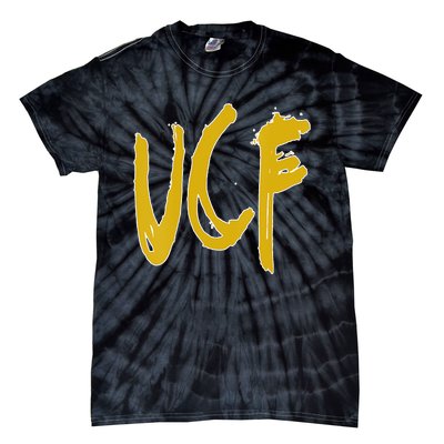 Homemade Sloppy UCF College Sport Tie-Dye T-Shirt