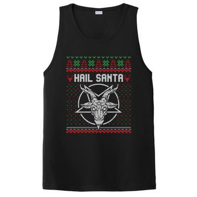 Hail Santa Ugly Festive Graphic Great Gift PosiCharge Competitor Tank