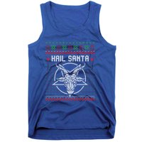 Hail Santa Ugly Festive Graphic Great Gift Tank Top