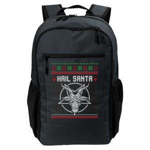 Hail Santa Ugly Festive Graphic Great Gift Daily Commute Backpack