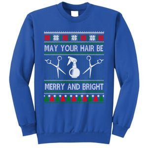 Hair Stylist Ugly Christmas Knit Sweater Gift Cute Gift Sweatshirt