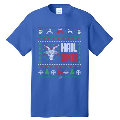 Hail Santa Ugly Christmas Gift Tall T-Shirt