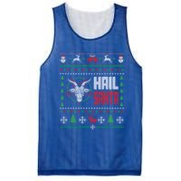 Hail Santa Ugly Christmas Gift Mesh Reversible Basketball Jersey Tank