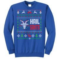 Hail Santa Ugly Christmas Gift Tall Sweatshirt