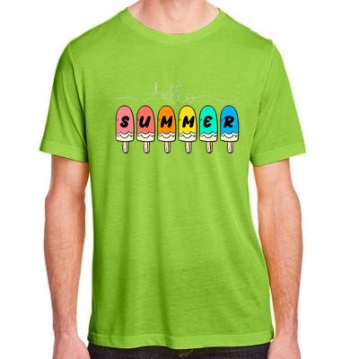 Hello Summer Vacation Ice Cream Adult ChromaSoft Performance T-Shirt