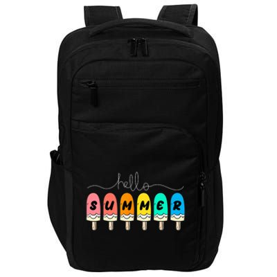 Hello Summer Vacation Ice Cream Impact Tech Backpack