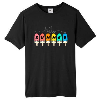 Hello Summer Vacation Ice Cream Tall Fusion ChromaSoft Performance T-Shirt