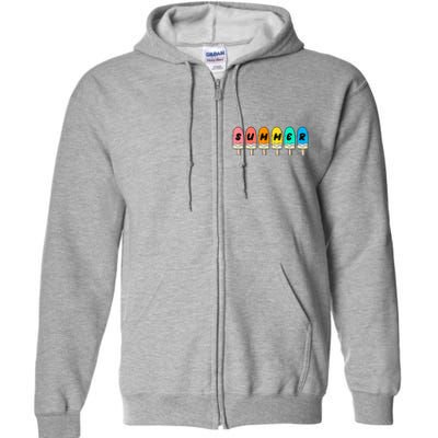 Hello Summer Vacation Ice Cream Full Zip Hoodie