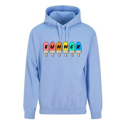 Hello Summer Vacation Ice Cream Unisex Surf Hoodie