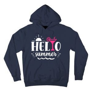 Hello Summer Vacation Fun Tall Hoodie