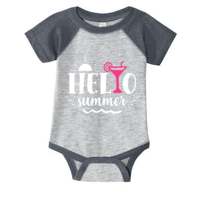 Hello Summer Vacation Fun Infant Baby Jersey Bodysuit