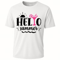 Hello Summer Vacation Fun Cooling Performance Crew T-Shirt
