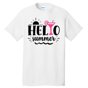 Hello Summer Vacation Fun Tall T-Shirt