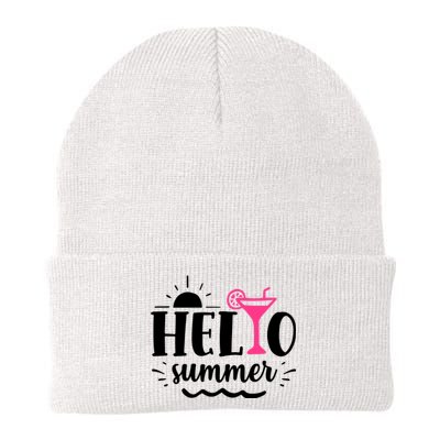 Hello Summer Vacation Fun Knit Cap Winter Beanie