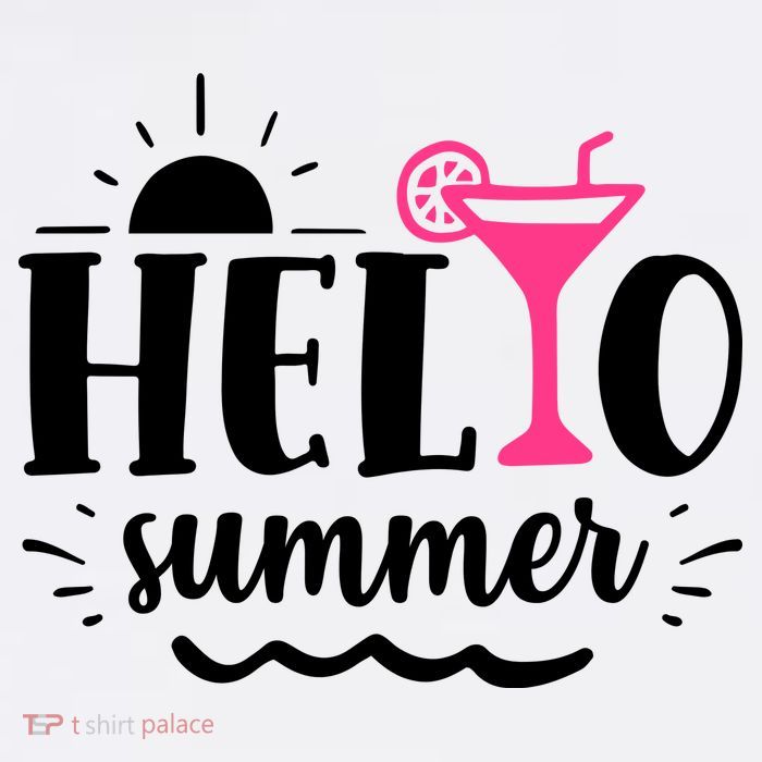 Hello Summer Vacation Fun Beanie
