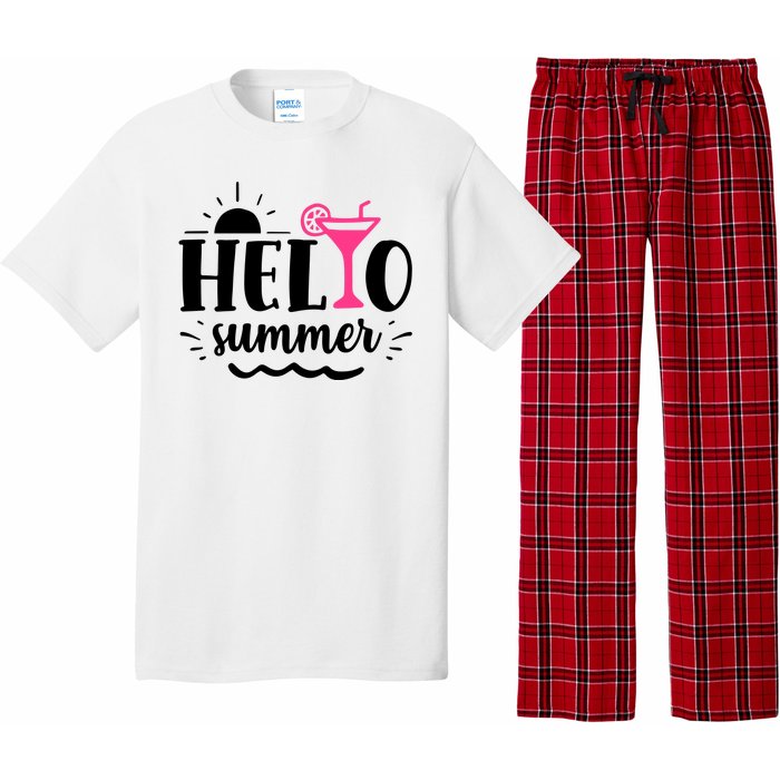 Hello Summer Vacation Fun Pajama Set