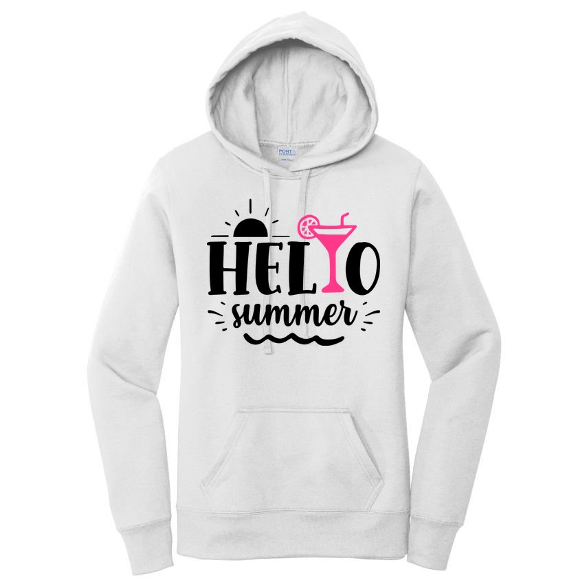 Hello Summer Vacation Fun Women's Pullover Hoodie