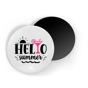 Hello Summer Vacation Fun Magnet