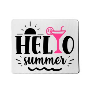 Hello Summer Vacation Fun Mousepad