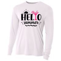 Hello Summer Vacation Fun Cooling Performance Long Sleeve Crew