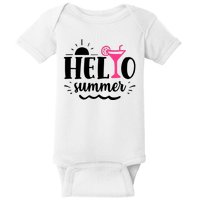 Hello Summer Vacation Fun Baby Bodysuit