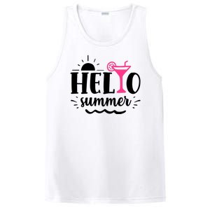 Hello Summer Vacation Fun PosiCharge Competitor Tank