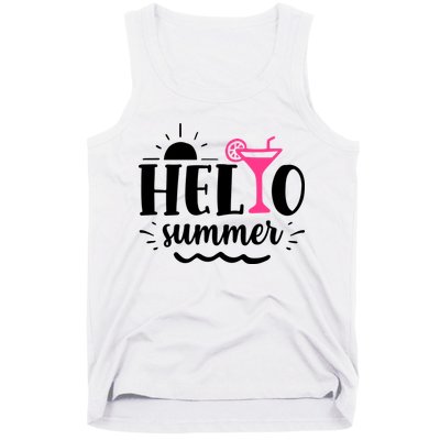Hello Summer Vacation Fun Tank Top