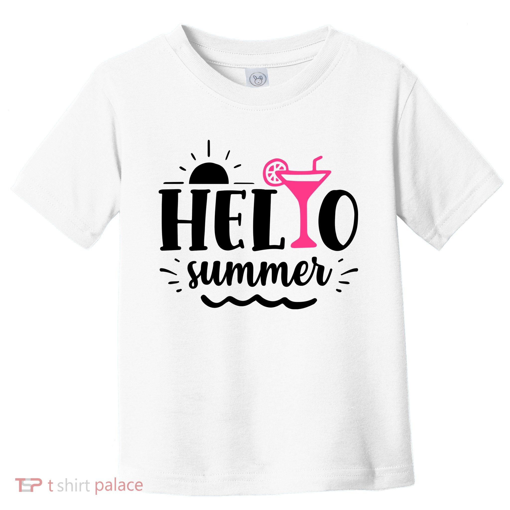 Hello Summer Vacation Fun Toddler T-Shirt