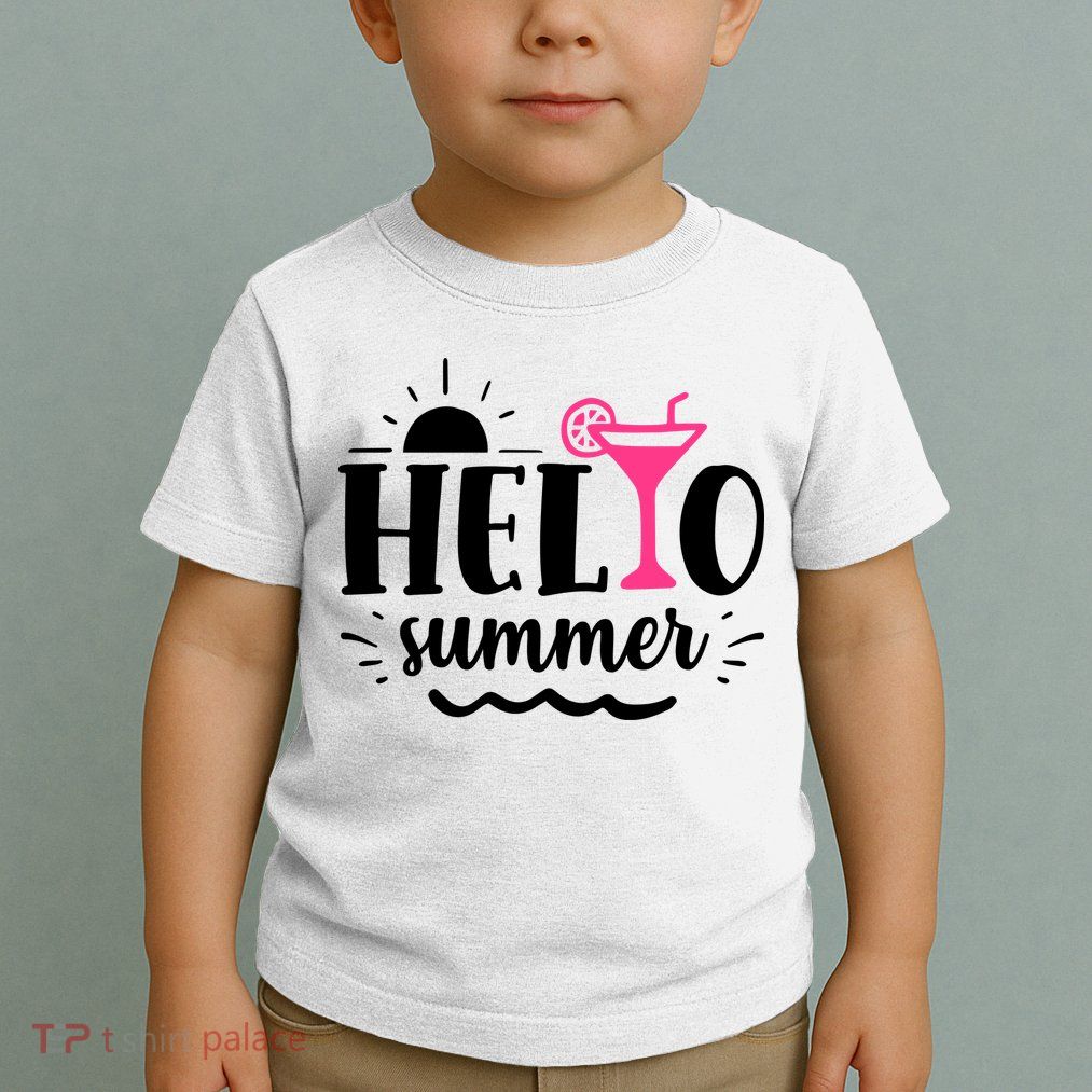 Hello Summer Vacation Fun Toddler T-Shirt