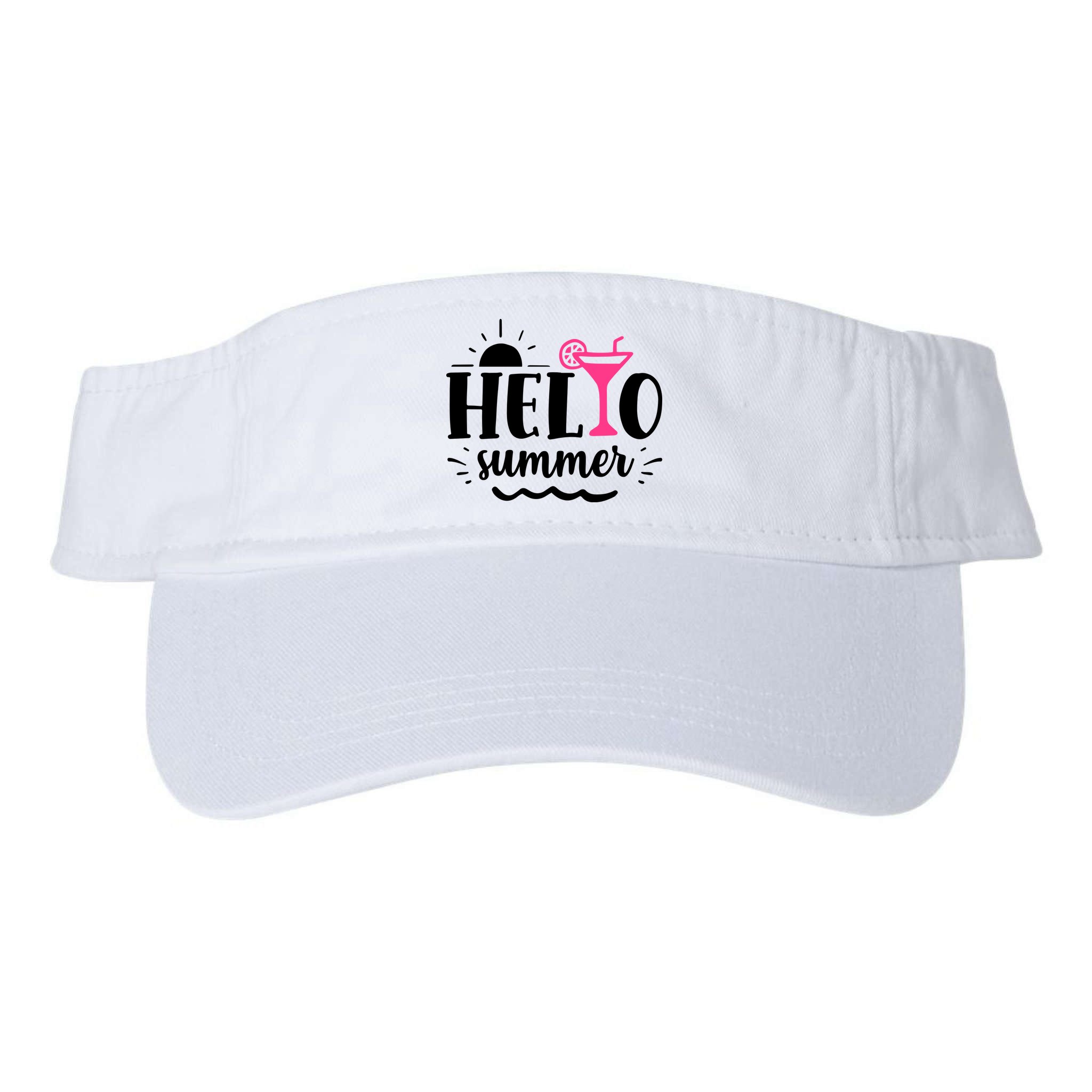 Hello Summer Vacation Fun Visor