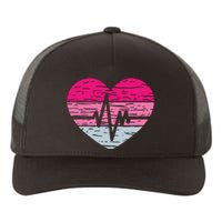 Heart Stethoscope Valentines Day Love Nursing Yupoong Adult 5-Panel Trucker Hat