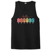 Hello Summer Vacation Ice Cream Popsicle Ice Lolly Gift PosiCharge Competitor Tank