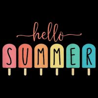 Hello Summer Vacation Ice Cream Popsicle Ice Lolly 16 in Basic Backpack