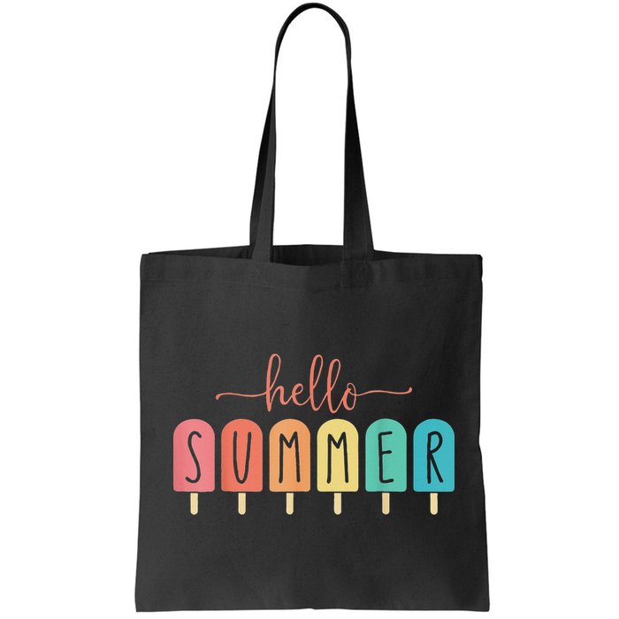 Hello Summer Vacation Ice Cream Popsicle Ice Lolly Bag