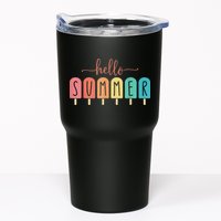 Hello Summer Vacation Ice Cream Popsicle Ice Lolly Tumbler