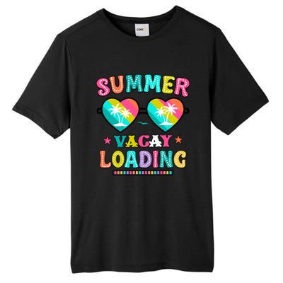 Happy Summer Vacay Loading Teacher End Of School Year Great Gift Tall Fusion ChromaSoft Performance T-Shirt