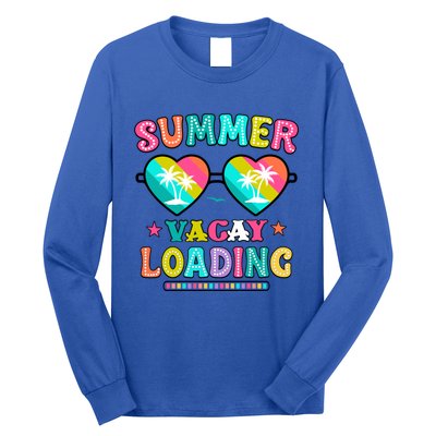 Happy Summer Vacay Loading Teacher End Of School Year Great Gift Long Sleeve Shirt