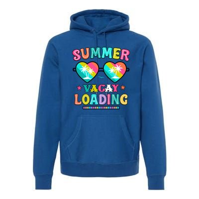 Happy Summer Vacay Loading Teacher End Of School Year Great Gift Premium Hoodie