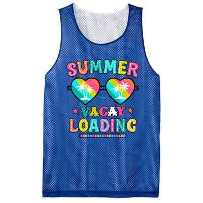 Happy Summer Vacay Loading Teacher End Of School Year Great Gift Mesh Reversible Basketball Jersey Tank