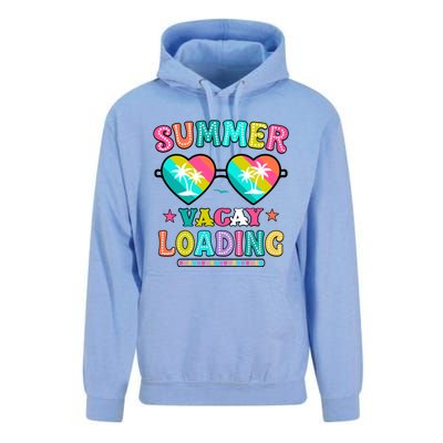 Happy Summer Vacay Loading Teacher End Of School Year Great Gift Unisex Surf Hoodie