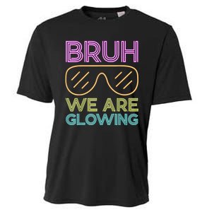 Hello Summer Vacation Trips Bruh We Are Glowing Sunglasses Gift Cooling Performance Crew T-Shirt