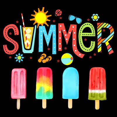 Hello Summer Vacation Ice Cream Popsicle Ice Lolly Gifts T-Shirt