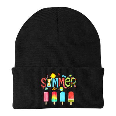 Hello Summer Vacation Ice Cream Popsicle Ice Lolly Gifts Beanie