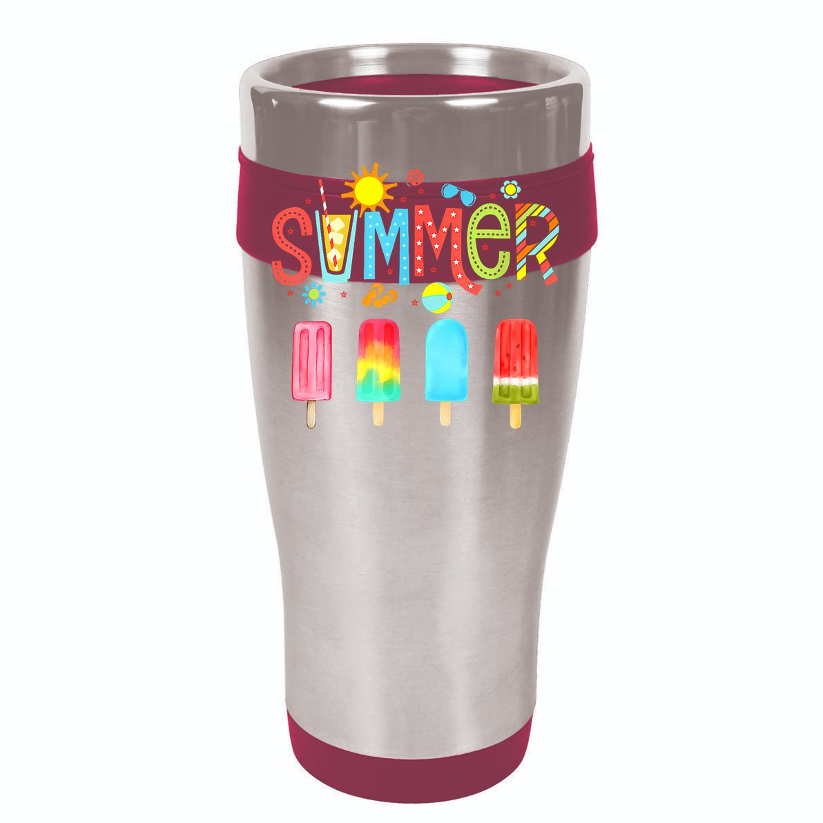 Hello Summer Vacation Ice Cream Popsicle Ice Lolly Gifts Cooling Performance Long Sleeve Crew