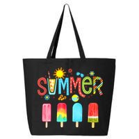 Hello Summer Vacation Ice Cream Popsicle Ice Lolly Gifts 25L Jumbo Tote