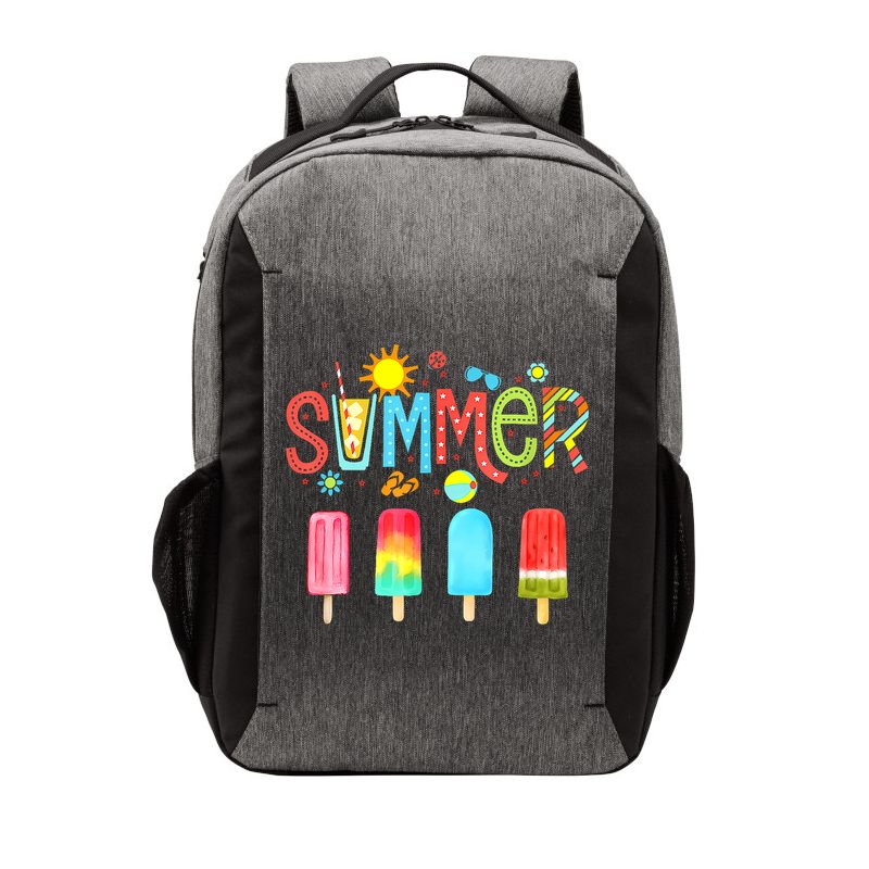 Hello Summer Vacation Ice Cream Popsicle Ice Lolly Gifts Vector Backpack